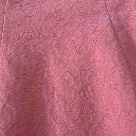 Eva Mendes fit and flare pink dress - Picture 4 of 6